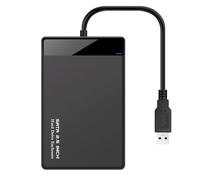 FIRSTXIU 2.5inch External Hard Drives Enclosure USB3.0 Hard Disk Case Data Transfer Case For PC Laptop Accessories