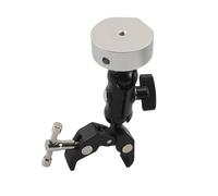 FIRSTXIU 360 Degree Rotating Mount Holder Clamp Mount Aluminum Heavy Duty Holder For Yacht/Guardrails Tool Free