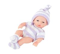 FIRSTXIU 7inch Baby Dolls Life Like Reborns Toy Infant Vinyls Dolls With Clothes Role Playing Game Toy Kids Favor Parenting Gift Realistic
