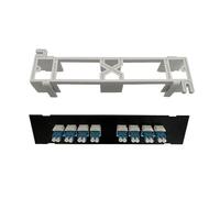 FIRSTXIU 8-Port Optical Fiber Panel Module-Mounted Panels Rj45 Ethernet Cable Management Frame