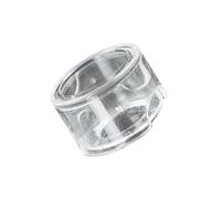 FIRSTXIU Acrylic Antif Dirt Billiard Chalk Powder Box Clear Billiard Chalk Storage Case Portable Protections Storage Box Acrylic Powder