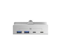 FIRSTXIU Aluminum USB 3.1 Hubs Expansion 10gbs Data Transmission Clip With 5V 2A Extra Power Supply Port For Laptop Accessories