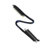 FIRSTXIU Angles Orientation PCIe5.0 X16 Graphics Card Extender Reinforced Braide Cable 180 Degree Flexible Routing Solution PC Case Cable Management Risers