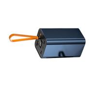 FIRSTXIU Battery PowerBank Case 20000mAh Charging Builts In Cable PD100W Battery Quick Charging LCD Display Shell