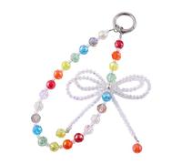 FIRSTXIU Beaded Phone Wrist Strap Cellphone Lanyard Colorful Phones Jewelry Women Girls Anti Lost Hanging Wristband Beaded Phone Wrist Strap