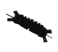 FIRSTXIU Bowknot Lace Headdress Lolitas Ruffle Lace Headband Headdress French Maid Flower Headwear Hair Accessories Anime Maid Cosplay Headband