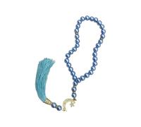 FIRSTXIU Bracelets,Elegant 33 Bead Glass Prayer Beads Bracelet Handmade Muslims Accessory Jewelry for Meditation Or Religious Ceremonies