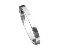 FIRSTXIU Bracelets,Men's Women's Stainless Steel Lover Love Polished Cuff Bangle Bracelet Wristband