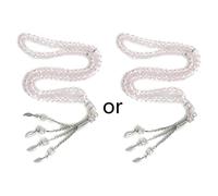 FIRSTXIU Bracelets,Tasbih 99 Beads Prayer Crystal Rosary Worship Ceremony Religious Eid Present Pray Accessori