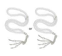 FIRSTXIU Bracelets,Tasbih 99 Beads Prayer Crystal Rosary Worship Ceremony Religious Eid Present Pray Accessori