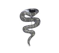 FIRSTXIU Brooch,Elegant Rhinestones Eyed Snake Brooch Lapel Pin Jewelry For Fashion Forward Individuals Seeking Unique Accessories