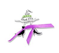 FIRSTXIU Brooch,Halloween Cartoon Specter Pin Accessory Eerie Halloween Badge Pumpkin Specter Broom Alloy Lapel Pin for Theme Parties