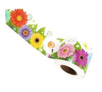 FIRSTXIU Bulletin Board Borders Flower Scalloped Border Trim Decorations School Bulletin Board Border Wall Locker Decorations