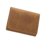 FIRSTXIU Compact and Practical Horse Leather Card Organized Professional Business Card Holder for Everyday Professional Use Executive Holder