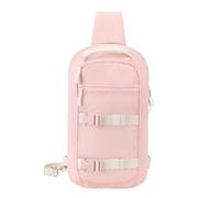 FIRSTXIU Compact Crossbody Chest Bag for Men and Women Lightweight Polyester Shoulder Bag for Sports and Outdoors