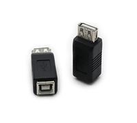 FIRSTXIU Compactly USB2.0 A Female To Type B Female Adapter For Printer Laptop And Camera Use InterferenceFree Design