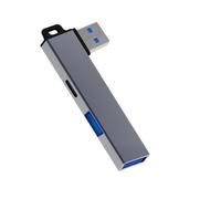 FIRSTXIU Compactly USB3.0 Hubs USB Splitter USB3.0 To Type C And USB Adapter With Hanging Hole Design For Easy Expansion