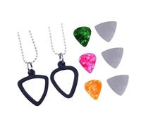 FIRSTXIU Cosplay Guitar Pick Necklace Ergonomic Adjustable Music Note Guitar Pick Pendant For Everyday Wear And Jewelry Gift Necklace
