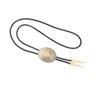FIRSTXIU Couple Casual Necktie Cool Retros Tie Necktie Stainless Steel Tie For Men Clothes Fashion Accessory Leather Bolo