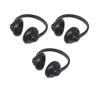 FIRSTXIU Detailed 1/12 Dollhouses Headphone Props Computer Room Scene Essential Black Red White Color Selection Miniature Electronics For Dollhouses