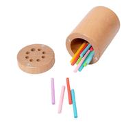 FIRSTXIU Early Learning Wood Toy For 1 3 Color Sorting And Motor Skill Development For Preschoolers Toddler Educational Game