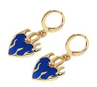 FIRSTXIU Earring,1 Pair Drop Earring Dangle Earring Heart Shaped Earrings Hoop Earrings Alloy Jewelry for Girls Girlfriends
