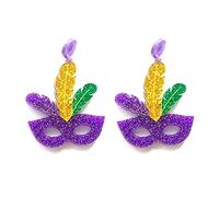 FIRSTXIU Earring,Carnival Series Earrings Acrylic Carnival Drop Earrings Fashion Earrings Drop Earrings for Women Jewelry Gifts