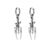 FIRSTXIU Earring,Gothic Exaggeration Skull Earrings For Men And Women Personality Punk Couple Earrings Fashion Halloween Jewelry Gifts