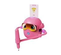 FIRSTXIU Educational Art Robot Kids Creative Art Stimulates Creativity Parent Child Activities Safe ABS Magical Painting Robot With Word Cards