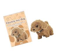 FIRSTXIU Electric Plush Dog Toy Walking Dog With Life Like Behavior Puppy Toy Lovely Simulation Animal Toddler Crawling Plush For Baby Craw Learning