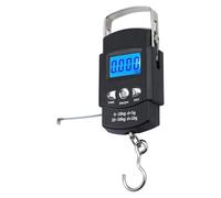 FIRSTXIU Fish Weighing Scale Luggage Scale Hanging Hook Fishing Scale With Measuring Tape Large Handle & Backlits LCD Display