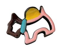 FIRSTXIU Hairpin,Contemporary Puppy Hair Claw Clip Acrylic Hairpin Slip Resistant Strong Grip Lightweight Accessory For Women And Teens