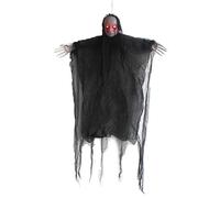 FIRSTXIU Halloween Spirit Face Decorations Eye Catching Bloody Face Shape Doll Ornament In Dark Place Embellishment