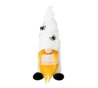 FIRSTXIU Halloween Theme Ornament Witch Bat Faceless Old Man Toy Soft Polyester Statue Collectible Decoration for Parties