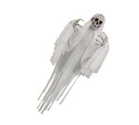 FIRSTXIU Halloweens Spirit Doll Decorations Eye Catching Skull Head Shape Ornament Terrifying Festives Embellishment for Outdoor