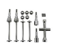 FIRSTXIU High Performances Joints Darive Shafts For 1/12 Scale Model Car Simulated Car Joint Cup Upgrades Wear Resistant Metal Parts