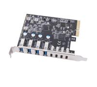 FIRSTXIU Highly Speed 8Port USB Card PCIE 4X 8X 16X Compatible USB3.2 Hubs With 4 USB+4 Type C Port For Efficient Performances
