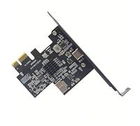 FIRSTXIU Highly Speed PCIE X1 To USB Type C & Front Panel Type C Converter Card, 10Gbps Data Transfer Desktop Peripheral Connect