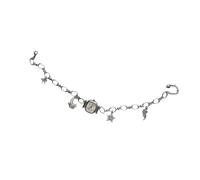 FIRSTXIU Industrial Alloy Pocket Watch Necklace Collarbone Chain With Visible Gear Detail Fashion Accessory Jewelry Gift Retro Futuristic Alloy Necklace Accessory