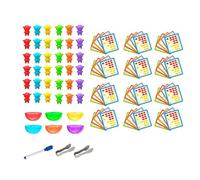 FIRSTXIU Kids Educational Toy Dinosaur Shape Multifunctional Hand Game Supplies Interactive Color & Number Recognition Early Educational Toy