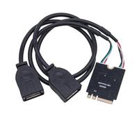 FIRSTXIU M.2 A+E Interface To Double Port USB 2.0 Connector Expansion Risers Card Notebook External Separate Extension Cable