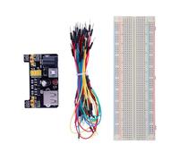 FIRSTXIU MB102 MB102 Breadboard 400 830 Point Solderless PCB Bread Board Test Develop For Laboratory Educational Electronics Kit