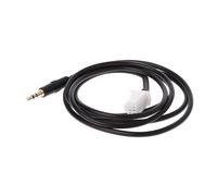 FIRSTXIU MP3 3.5mm Female Panel Mount Socket Input Cable Replacement Player Extension Cable Easy Install Car