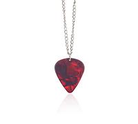 FIRSTXIU Munson Necklace Strange Horror Things Guitar Pick Pendant Necklace Heart Pendant Costume Cospaly Jewelry