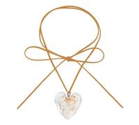 FIRSTXIU Necklace,Fashion Trend Loves Pendant Collarbone Chain Temperament Simple Cold Adjustable Color Rope Necklace