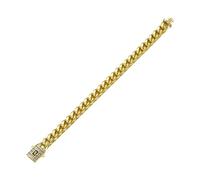 FIRSTXIU Necklace,Fashionable Cuban Link Chain Necklace Hip Hop Stainless Steel Fashion Jewelry Accessory for Trendy Women and Men