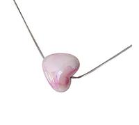 FIRSTXIU Necklace,Korean Sweet Cool Gradient Color Love Necklace 2023 Elegant Snake Chains Choker Jewelry for Women
