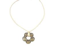 FIRSTXIU Necklace,Retro Drawing Rope Hollow Coloured Glaze Flower Necklace Female Hip-hop Cold Long Sweater Neck Chain