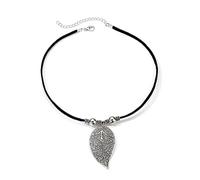 FIRSTXIU Necklace,Vintage Ethnic Pendant Necklace for Women Unique Charm Design Neckchain Fashionable PU Cord Neckwear Jewelry