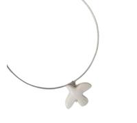 FIRSTXIU Necklace,Vintage White Doves Branch Necklace Earrings Symbolizing Peace And Hopes With Sturdy Cord Designs For Everyday Wear